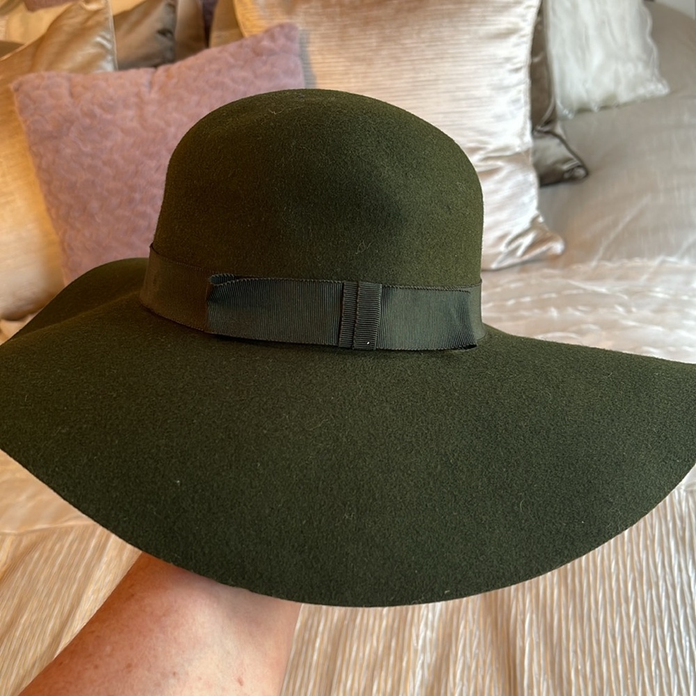 Vintage Dark Green Floppy PRADA Hat